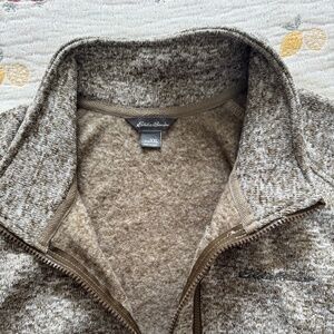 Men’s Eddie Bauer Brown Fleece Vest XXL